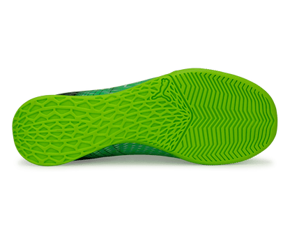 PUMA Kids Ultra 3.3 IT Indoor Soccer Shoes Green/Black
