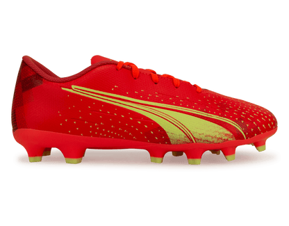 PUMA Kids Ultra FG/AG Coral/Black
