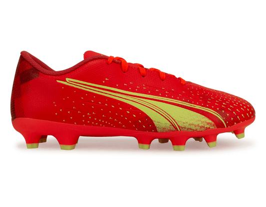 PUMA Kids Ultra FG/AG Coral/Black