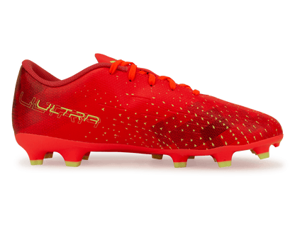 PUMA Kids Ultra FG/AG Coral/Black