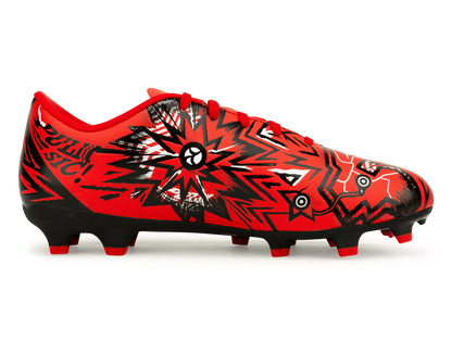 PUMA Kids Ultra Play CP FG/AG Red/Black