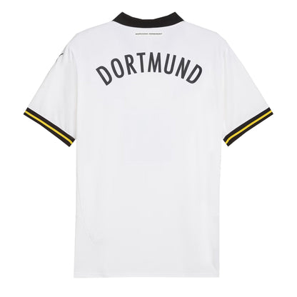 PUMA Men's Borussia Dortmund 2024/25 Third Jersey White/Black