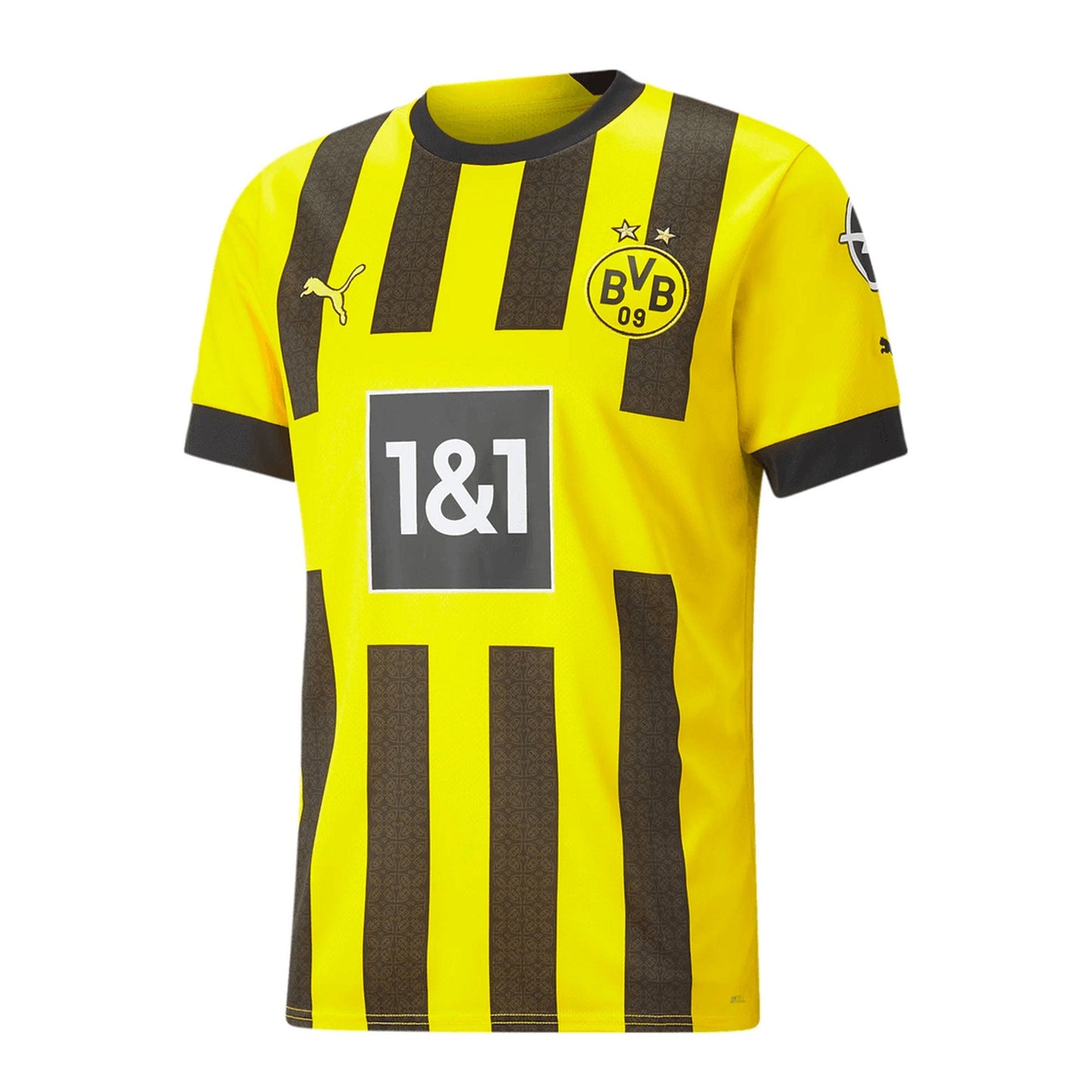 PUMA Men's Borussia Dortmund 2022/23 Home Jersey Cyber Yellow/Black