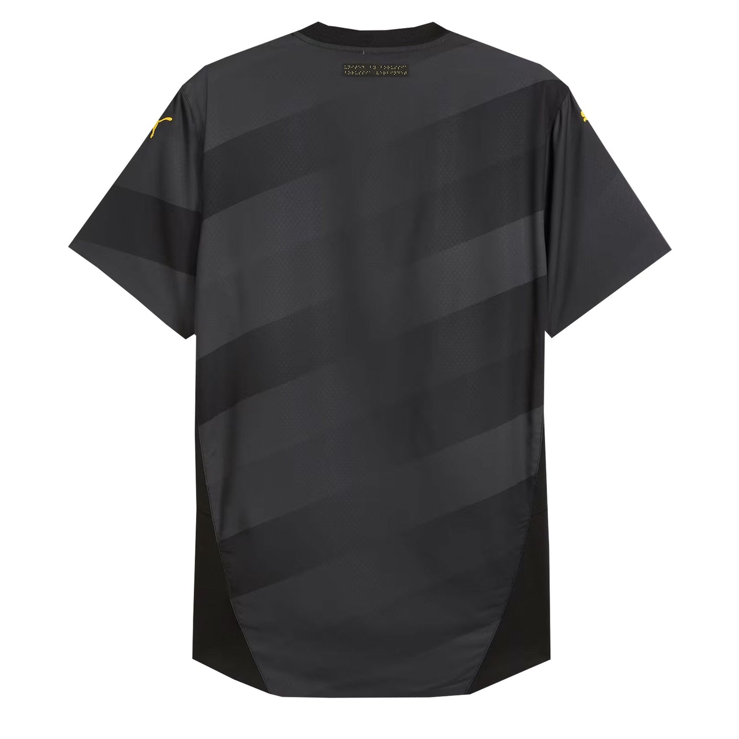PUMA Men's Borussia Dortmund 2024/25 Authentic Away Jersey Black/Faster Yellow