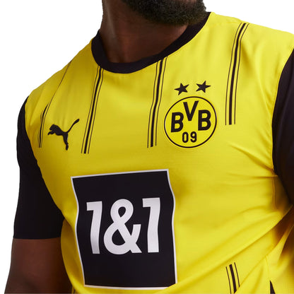 PUMA Men's Borussia Dortmund 2024/25 Authentic Home Jersey Yellow/Black