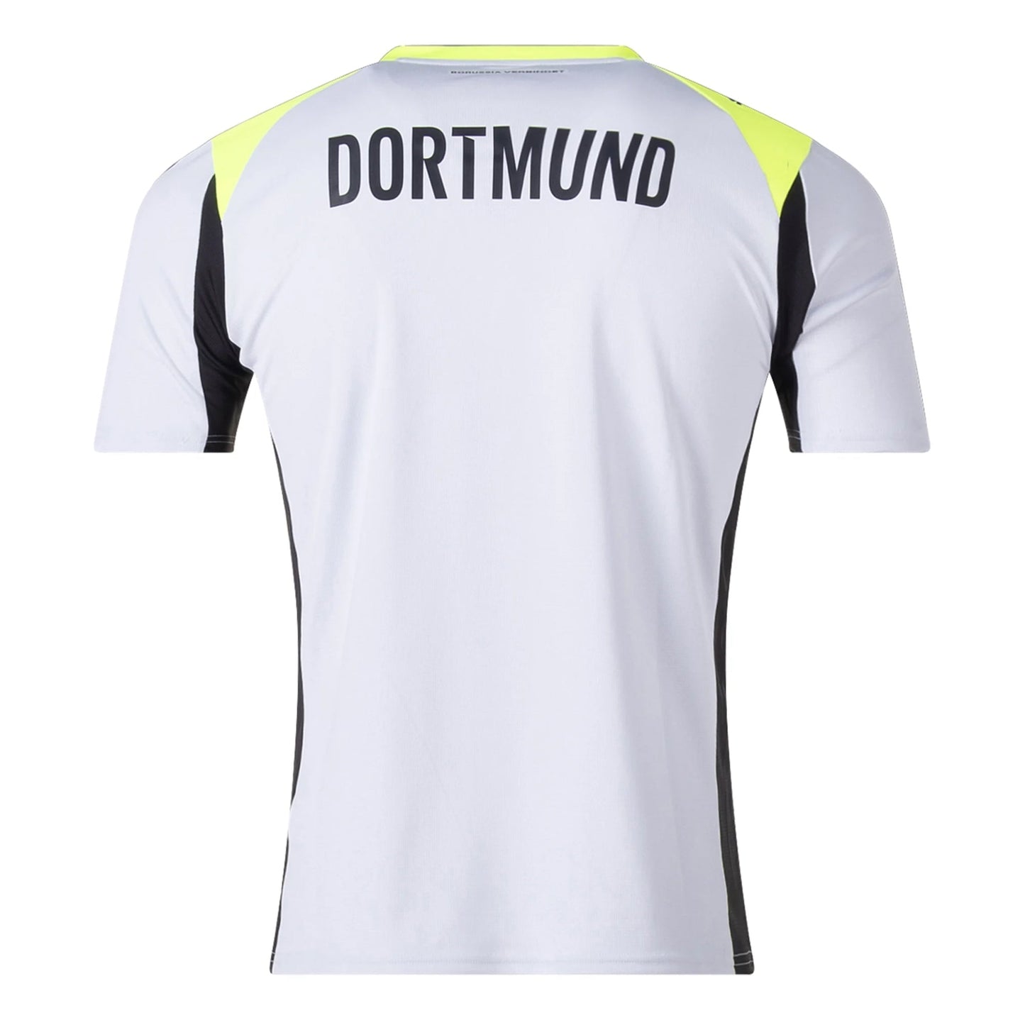 PUMA Men's Borussia Dortmund 2025/26 Away Jersey Silver Mist/Yellow Alert
