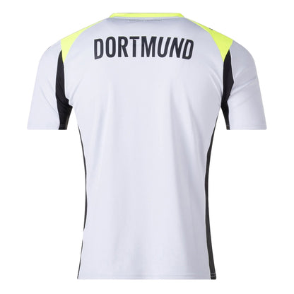 PUMA Men's Borussia Dortmund 2025/26 Away Jersey Silver Mist/Yellow Alert
