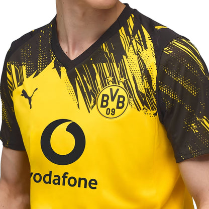 PUMA Men's Borussia Dortmund 2025/26 Home Jersey Yellow/Black