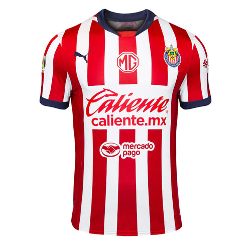 PUMA Men's Chivas De Guadalajara 2024/25 Authentic Home Jersey Red/White