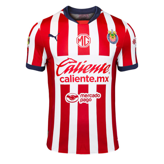 PUMA Men's Chivas De Guadalajara 2024/25 Authentic Home Jersey Red/White