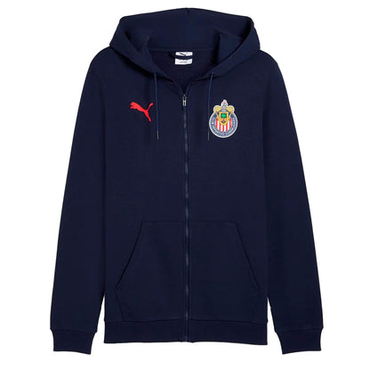 PUMA Men's Chivas De Guadalajara Culture Full Zip Hoody Navy