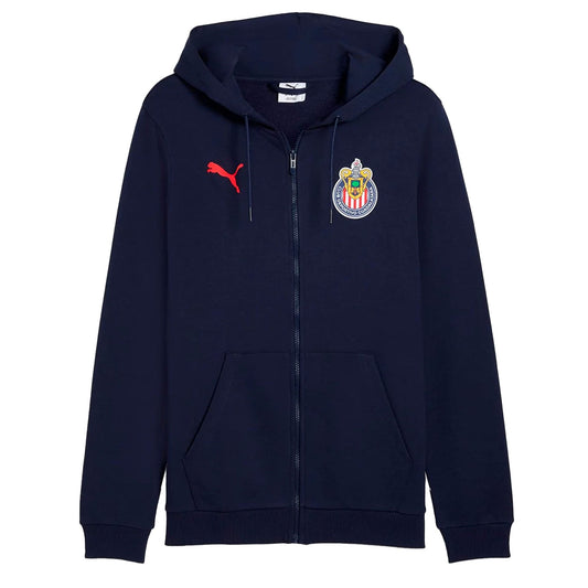PUMA Men's Chivas De Guadalajara Culture Full Zip Hoody Navy