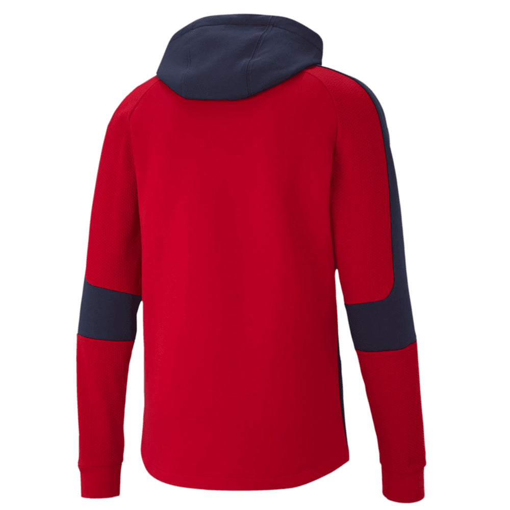 PUMA Men's Chivas de Guadalajara 2020/21 Evostripe Hoodie Red/PeaCoat