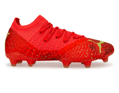PUMA Men's Future 1.4 FG/AG Coral/Black