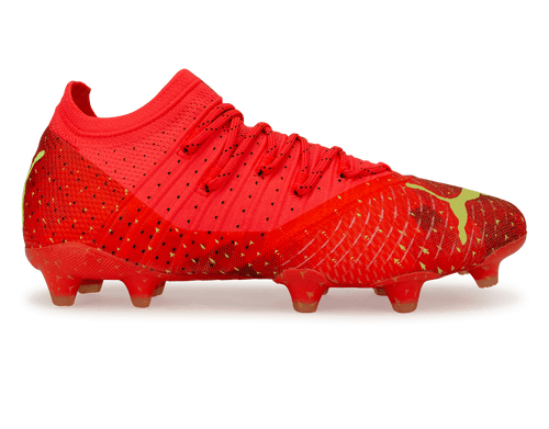 PUMA Men's Future 1.4 FG/AG Coral/Black