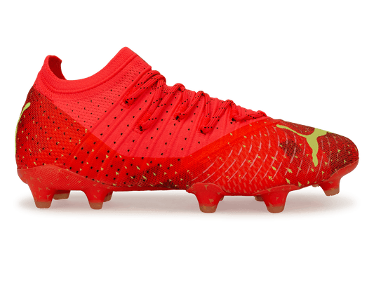 PUMA Men's Future 1.4 FG/AG Coral/Black