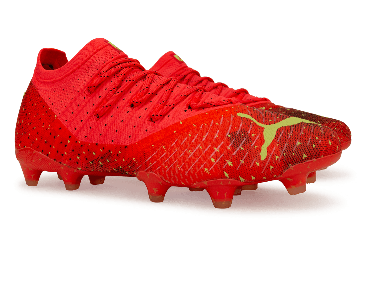 PUMA Men's Future 1.4 FG/AG Coral/Black