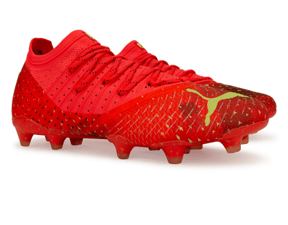 PUMA Men's Future 1.4 FG/AG Coral/Black