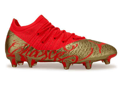 PUMA Men's Future 1.4 Neymar Jr FG/AG Fiery Coral/Gold
