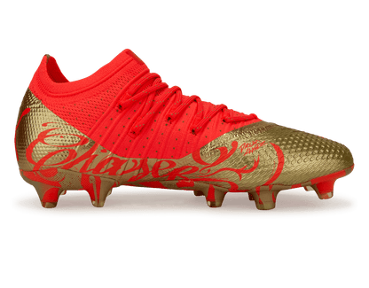 PUMA Men's Future 1.4 Neymar Jr FG/AG Fiery Coral/Gold