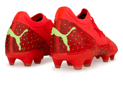 PUMA Men's Future 2.4 FG/MG Coral/Black