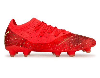 PUMA Men's Future 2.4 FG/MG Coral/Black