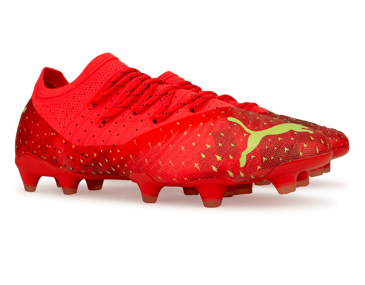 PUMA Men's Future 2.4 FG/MG Coral/Black