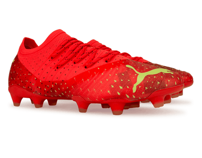 PUMA Men's Future 2.4 FG/MG Coral/Black