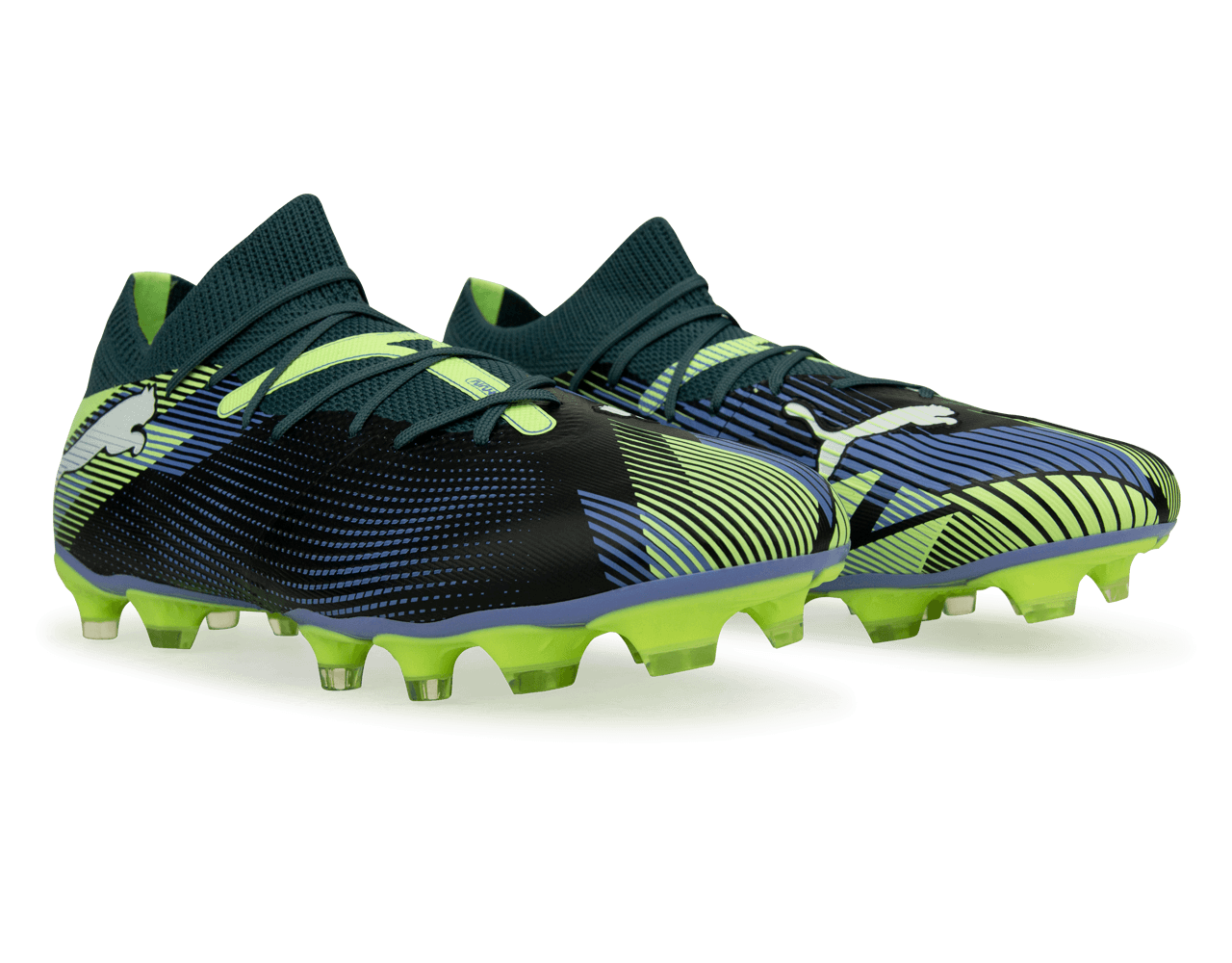 PUMA Men's Future 7 Match FG/AG Gray Skies/Puma White
