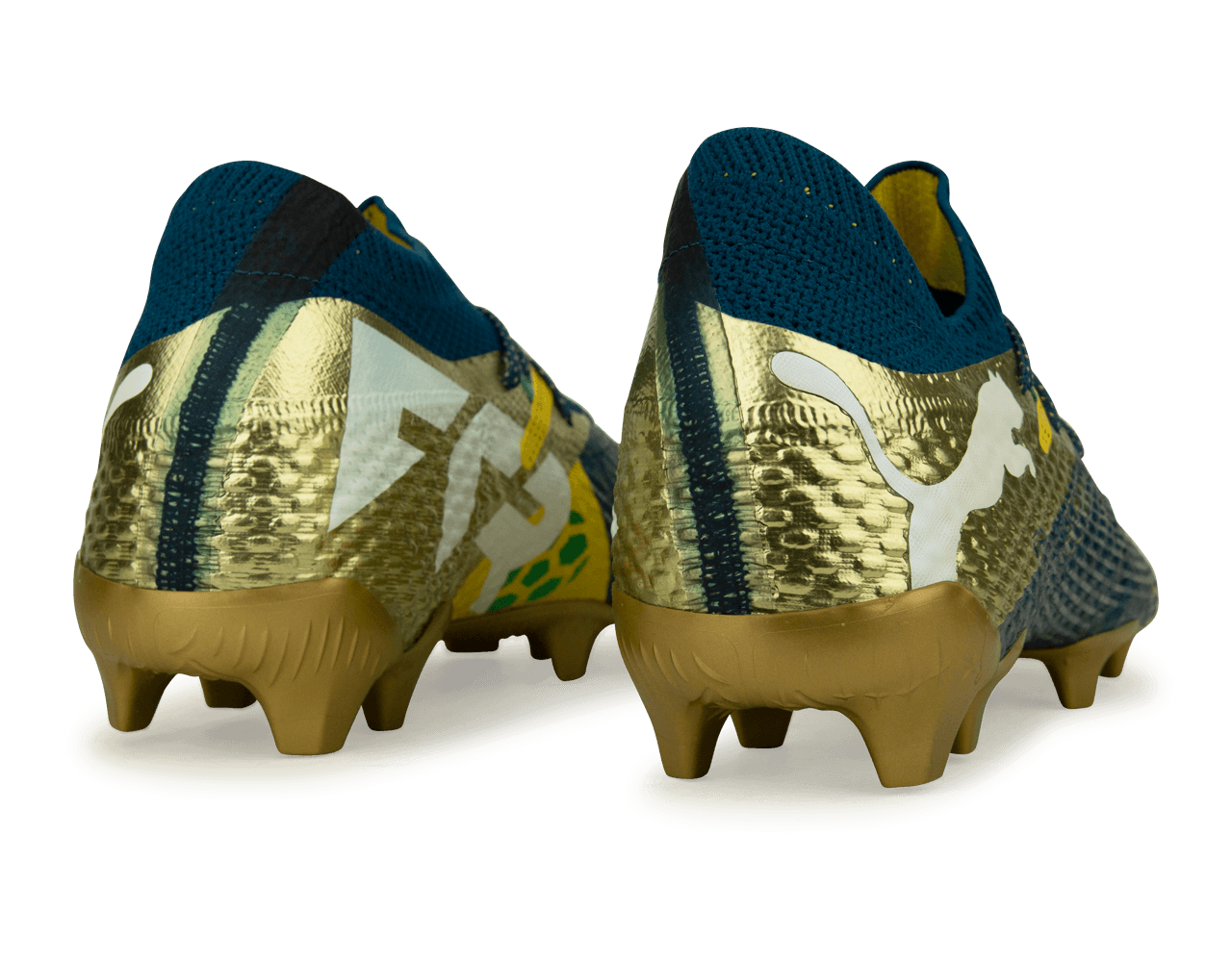 PUMA x Neymar JR Men's Future 7 Ultimate BNA FG/AG Blue/Yellow/Green Gold