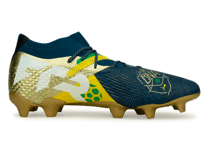 PUMA x Neymar JR Men's Future 7 Ultimate BNA FG/AG Blue/Yellow/Green Gold