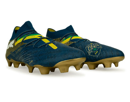 PUMA x Neymar JR Men's Future 7 Ultimate BNA FG/AG Blue/Yellow/Green Gold