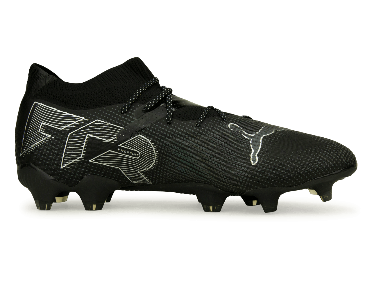 PUMA Men's Future 7 Ultimate FG/AG Black/Silver