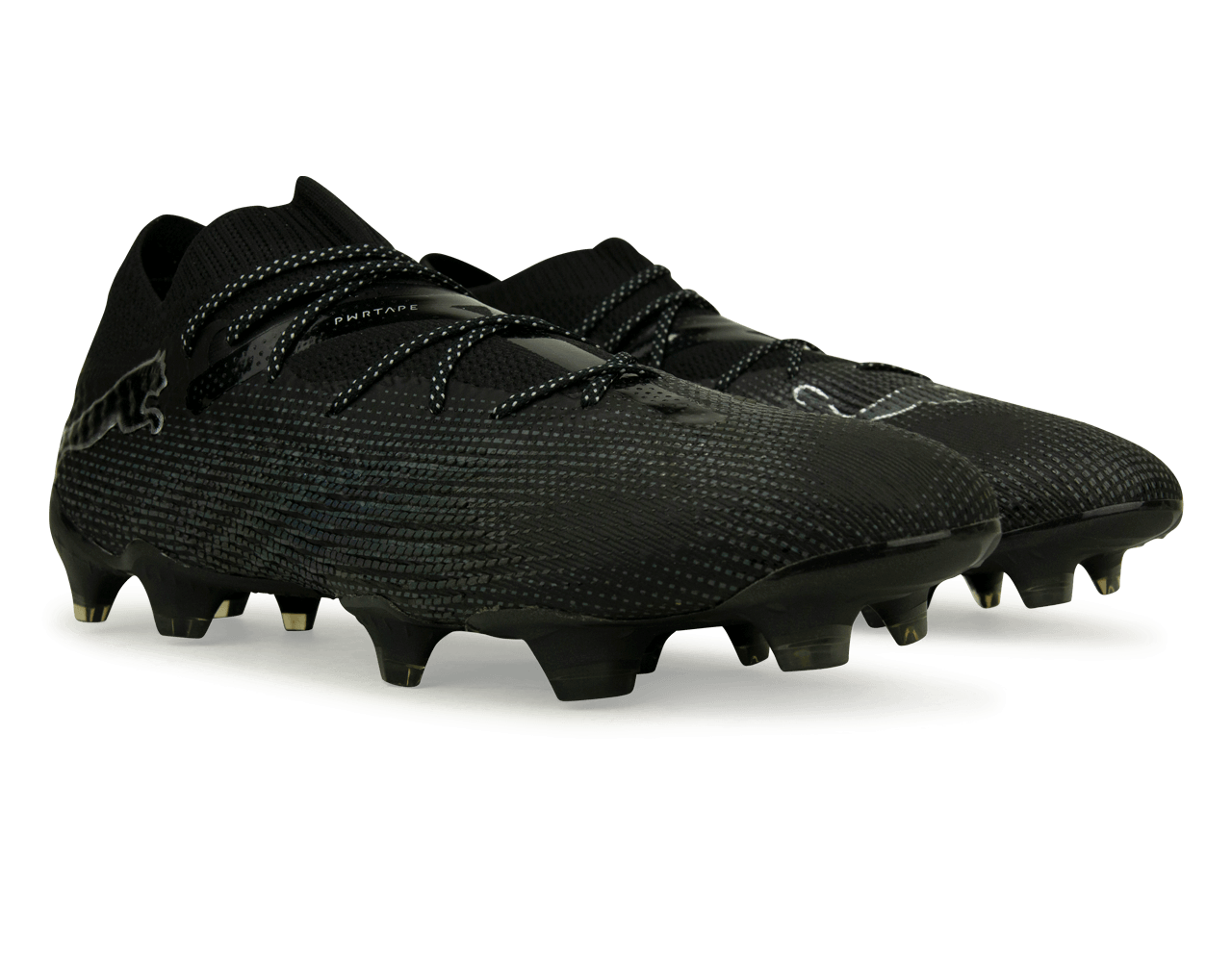 PUMA Men's Future 7 Ultimate FG/AG Black/Silver