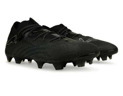 PUMA Men's Future 7 Ultimate FG/AG Black/Silver