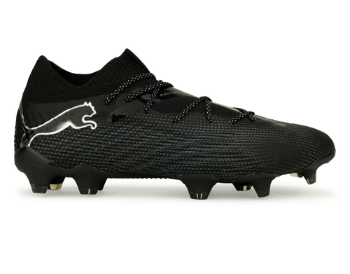 PUMA Men's Future 7 Ultimate FG/AG Black/Silver