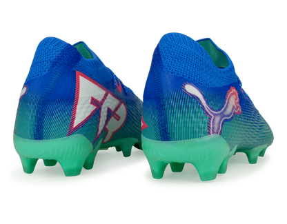 PUMA Men's Future 7 Ultimate FG/AG Bluemazing/White
