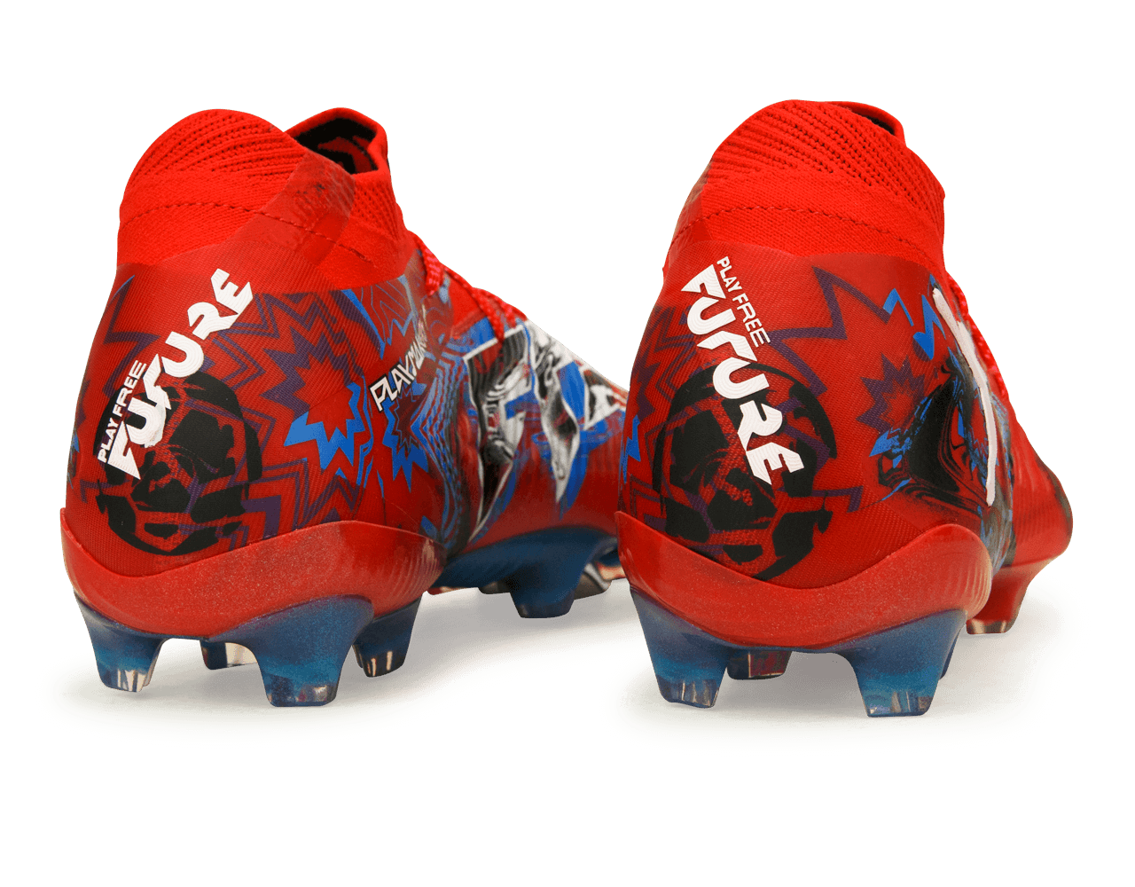 PUMA Men's Future 8 Ultimate Playmakers FG Red/Black/Ultra Blue