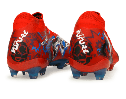 PUMA Men's Future 8 Ultimate Playmakers FG Red/Black/Ultra Blue