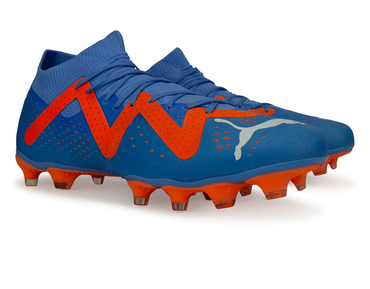 PUMA Men's Future Match FG/AG Blue/Orange