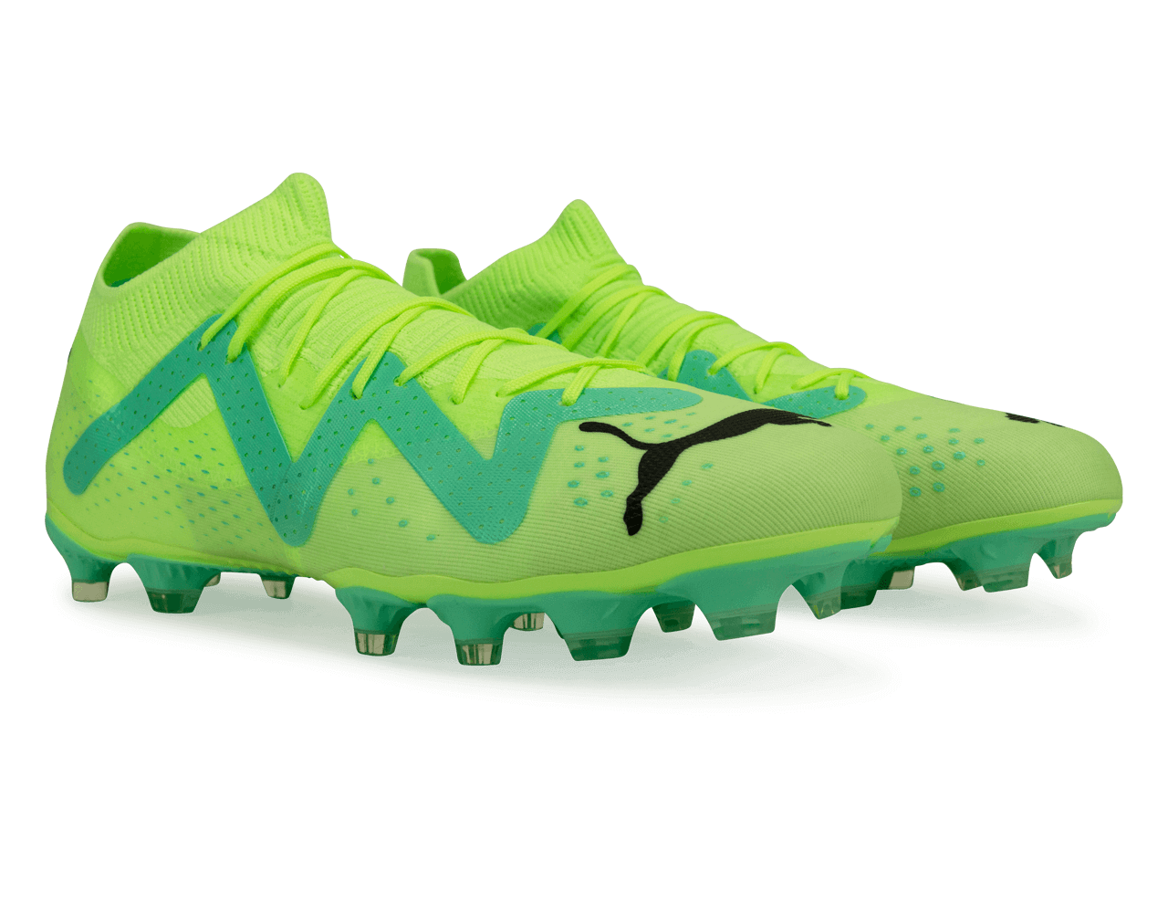 PUMA Men's Future Match FG/AG Yellow/Mint