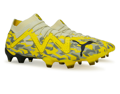 PUMA Men's Future Ultimate FG/AG Gray/Yellow
