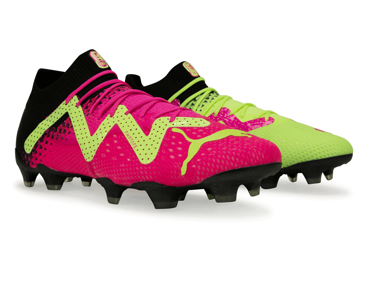 PUMA Men's Future Ultimate Tricks FG/AG Black/Yellow