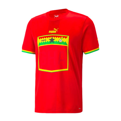 PUMA Men's Ghana 2022/23 Away Jersey Puma Red/Dandelion