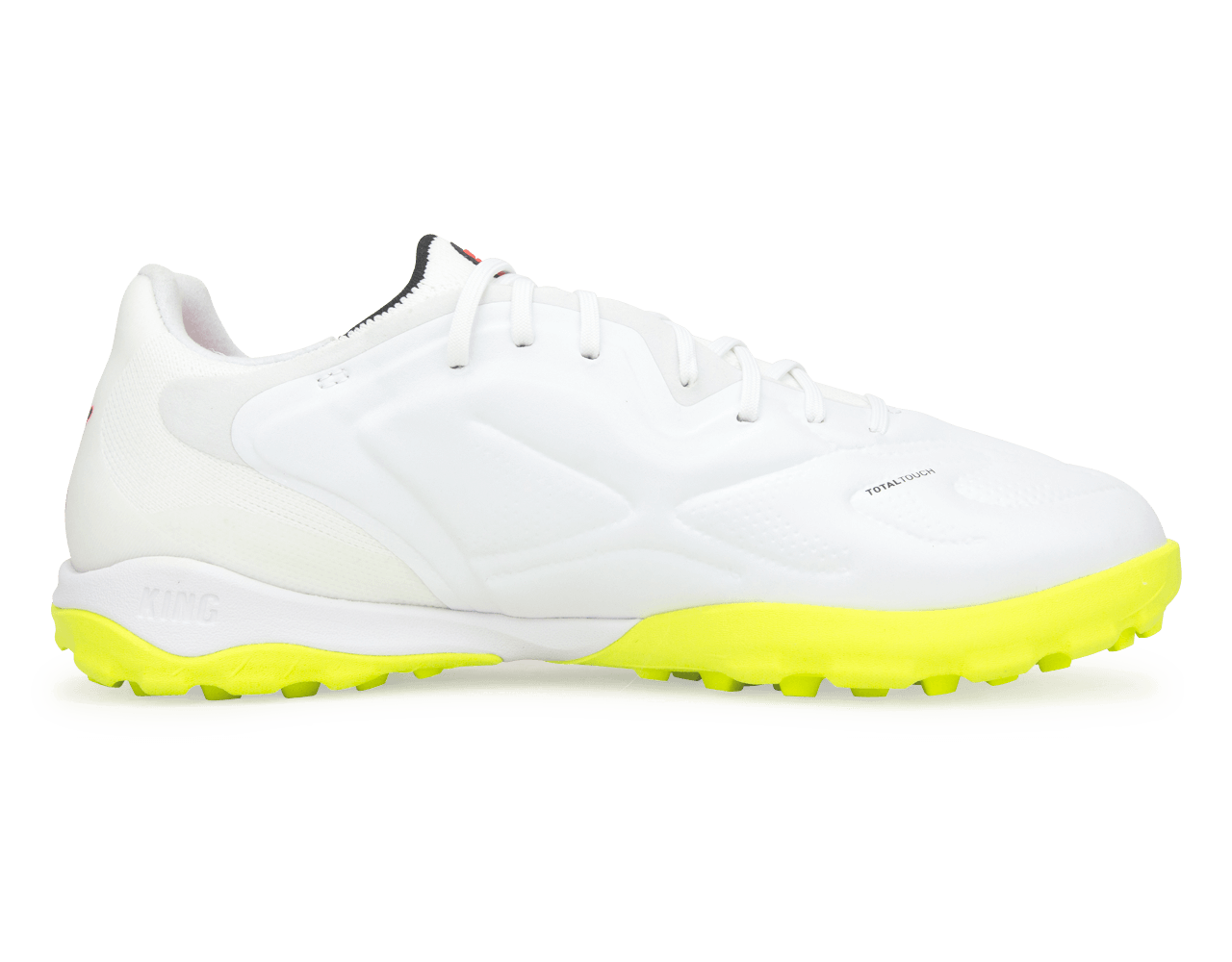 PUMA Men's King 20 Pro Cage TF White/Yellow Alert