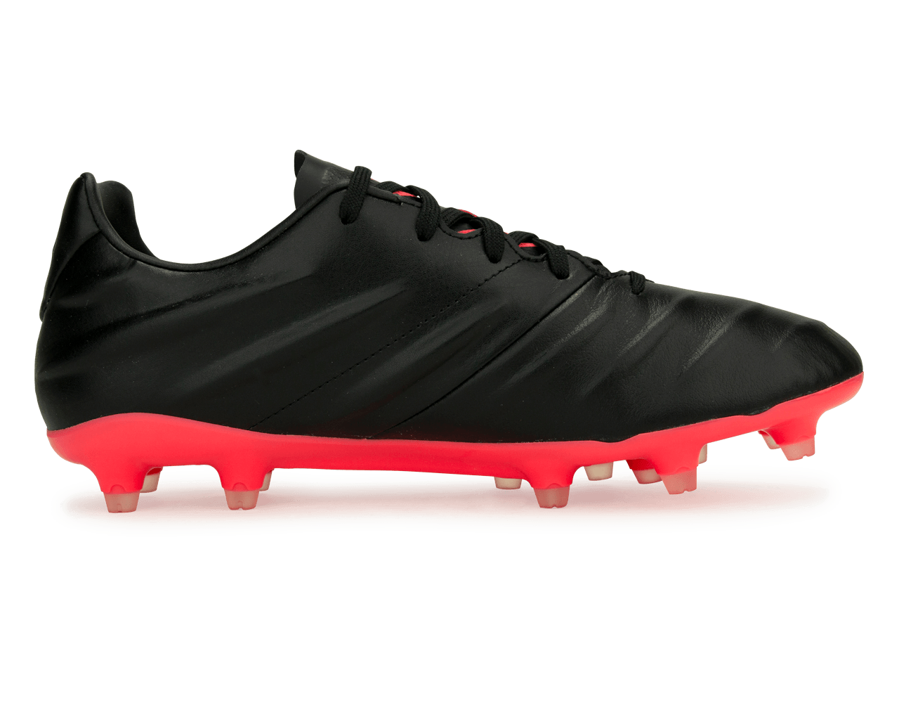 PUMA Men's King Pro 21 FG Black/Sun Blaze