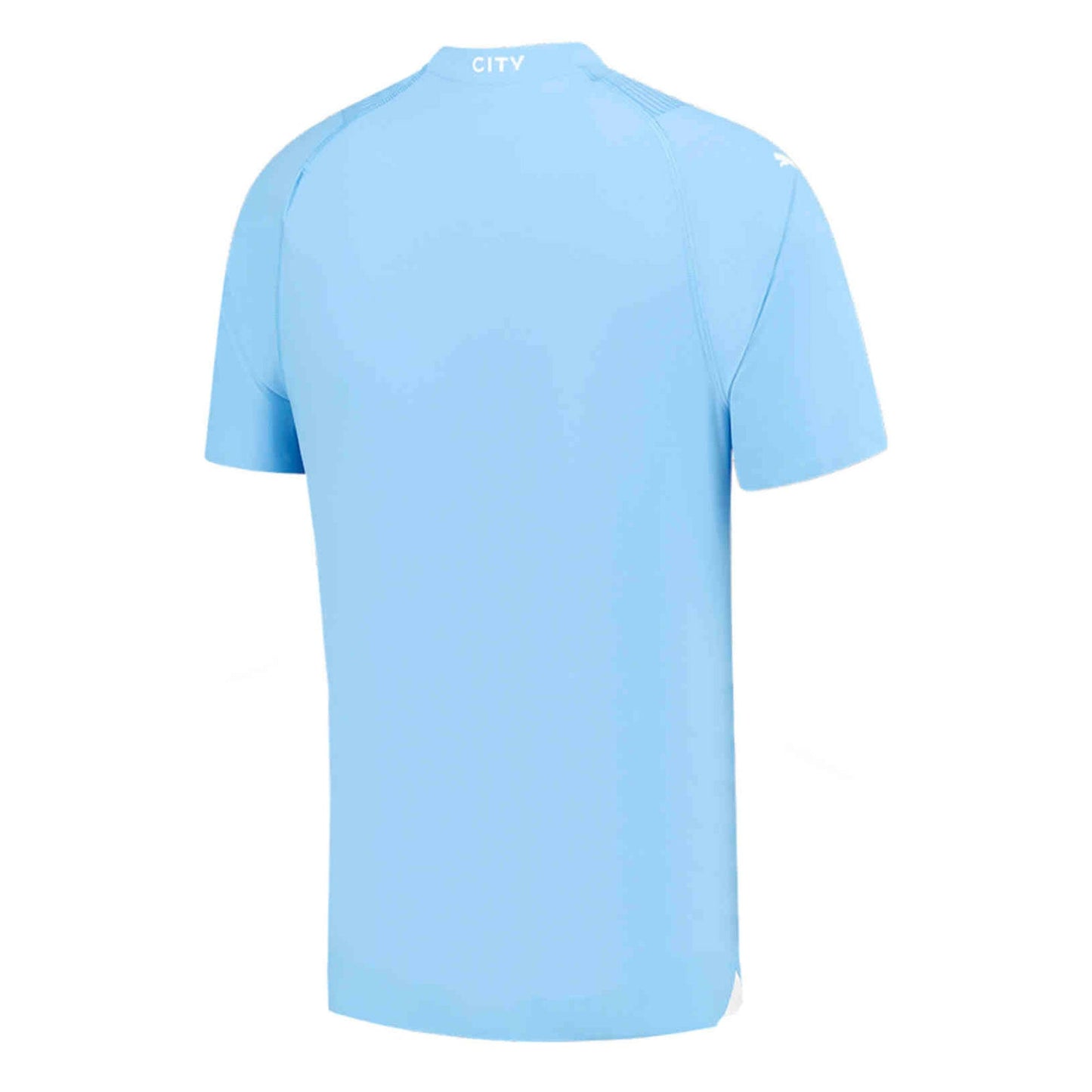 PUMA Men's Manchester City 2023/24 Authentic Home Jersey Light Blue/White