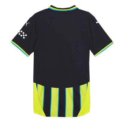 PUMA Men's Manchester City 2024/25 Authentic Away Jersey Yellow Glow/Navy