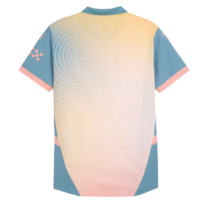 PUMA Men's Manchester City 2024/25 Authentic Fourth Jersey Rose Bay/Bold Blue