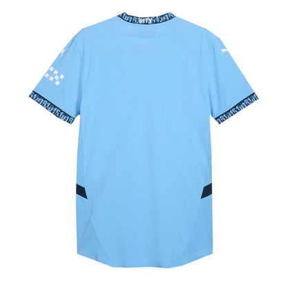 PUMA Men's Manchester City 2024/25 Authentic Home Jersey Light Blue/White